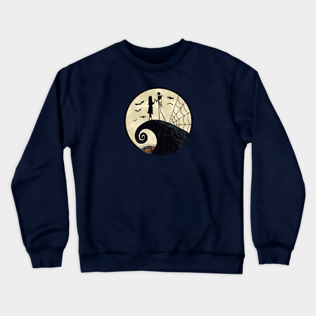 Nightmare Before Christmas Crewneck Sweatshirt by Nykos